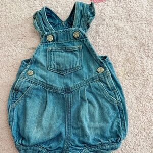 Baby Gap Organic Cotton, Baby’s First Denim Romper. Worn only once
